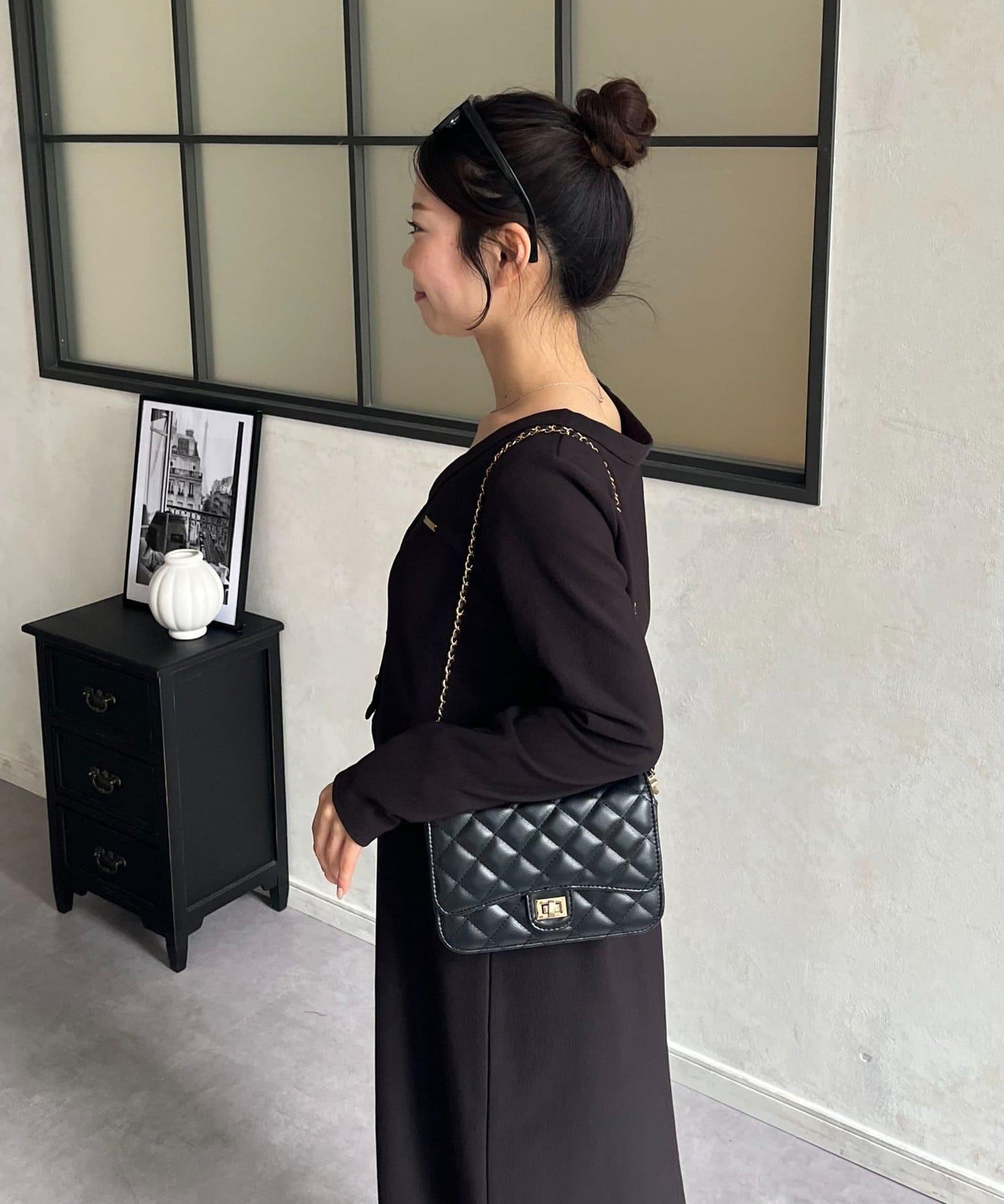 MARIN 金屬掛件針織開衫+吊帶連衣裙套裝