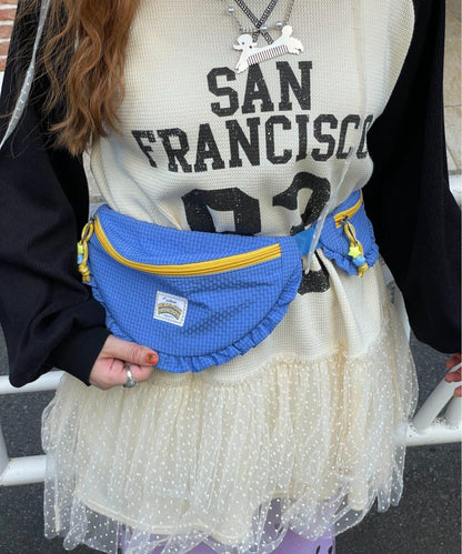 HELLO.SANFRANCISCO 褶邊組合腰包