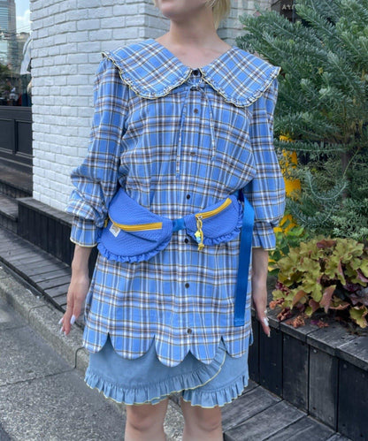 HELLO.SANFRANCISCO 褶邊組合腰包