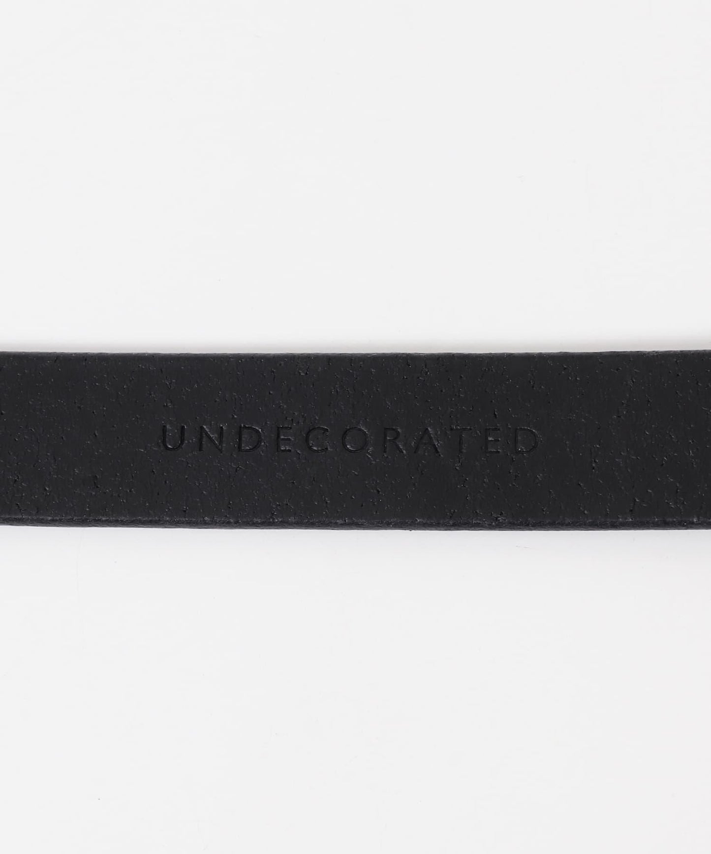 UNDECORATED LEATHER BELT