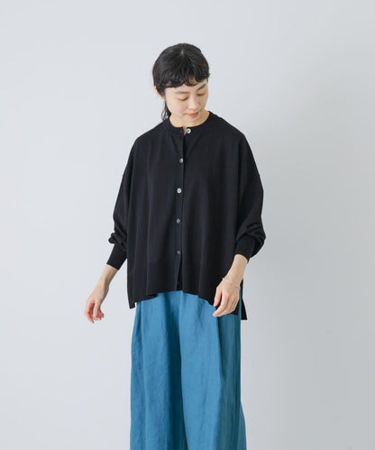 高捻棉 闊腿 針織開衫