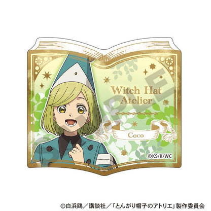 とんがり帽子のアトリエ（尖帽子的魔法工坊） 盒裝本型亞克力夾子 10個入