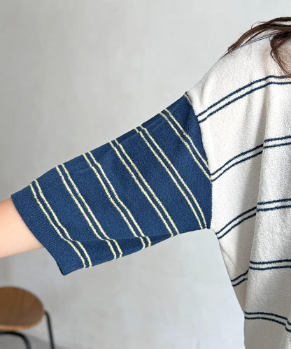 薩加拉刺繡毛絨針織Polo衫