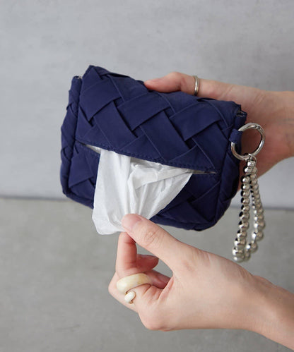 Suede Tissue Pocket Charm Pouch 零錢包
