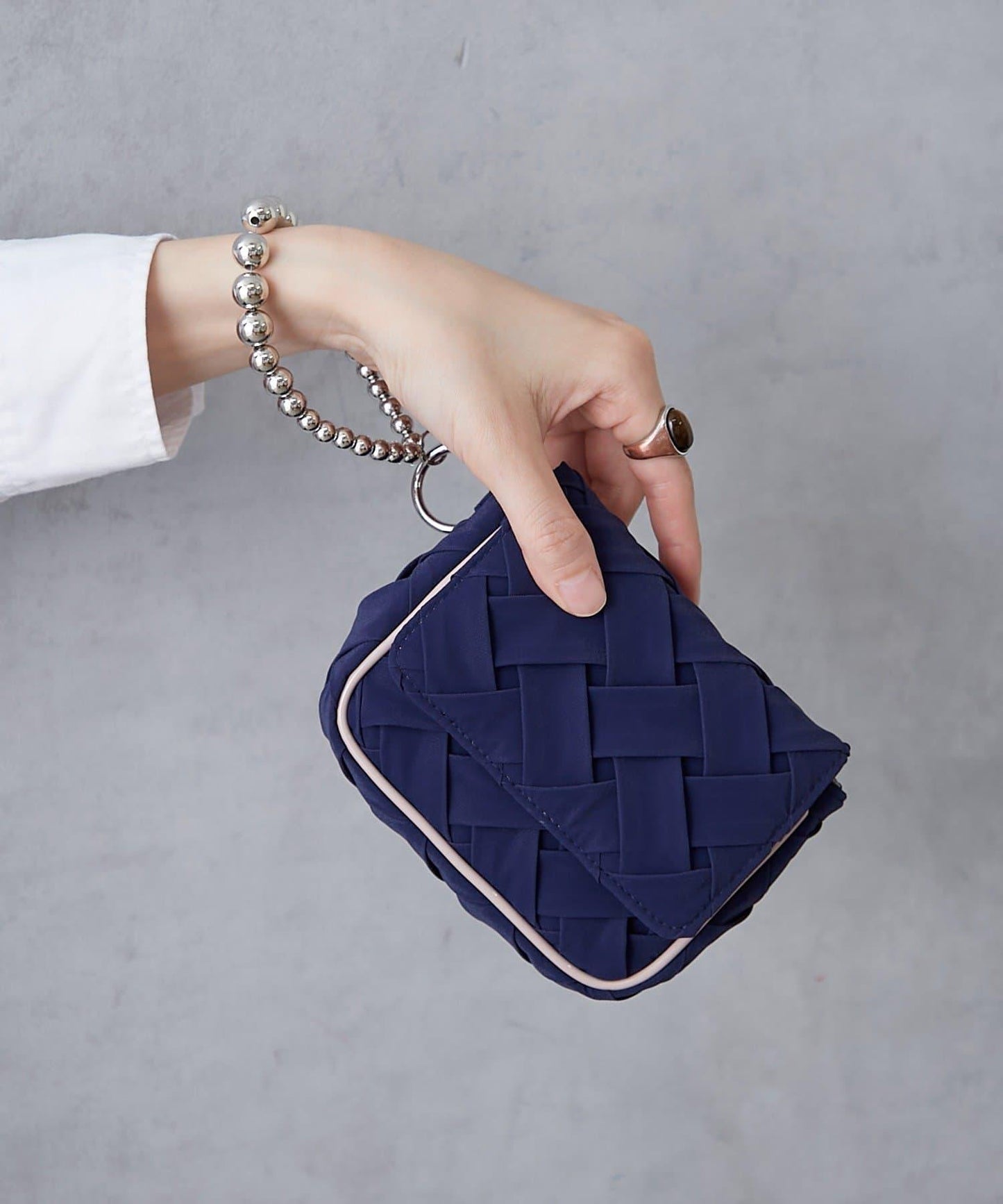 Suede Tissue Pocket Charm Pouch 零錢包