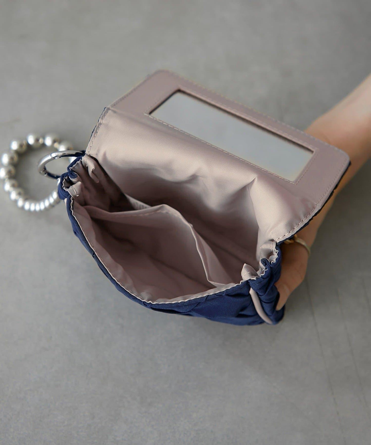 Suede Tissue Pocket Charm Pouch 零錢包
