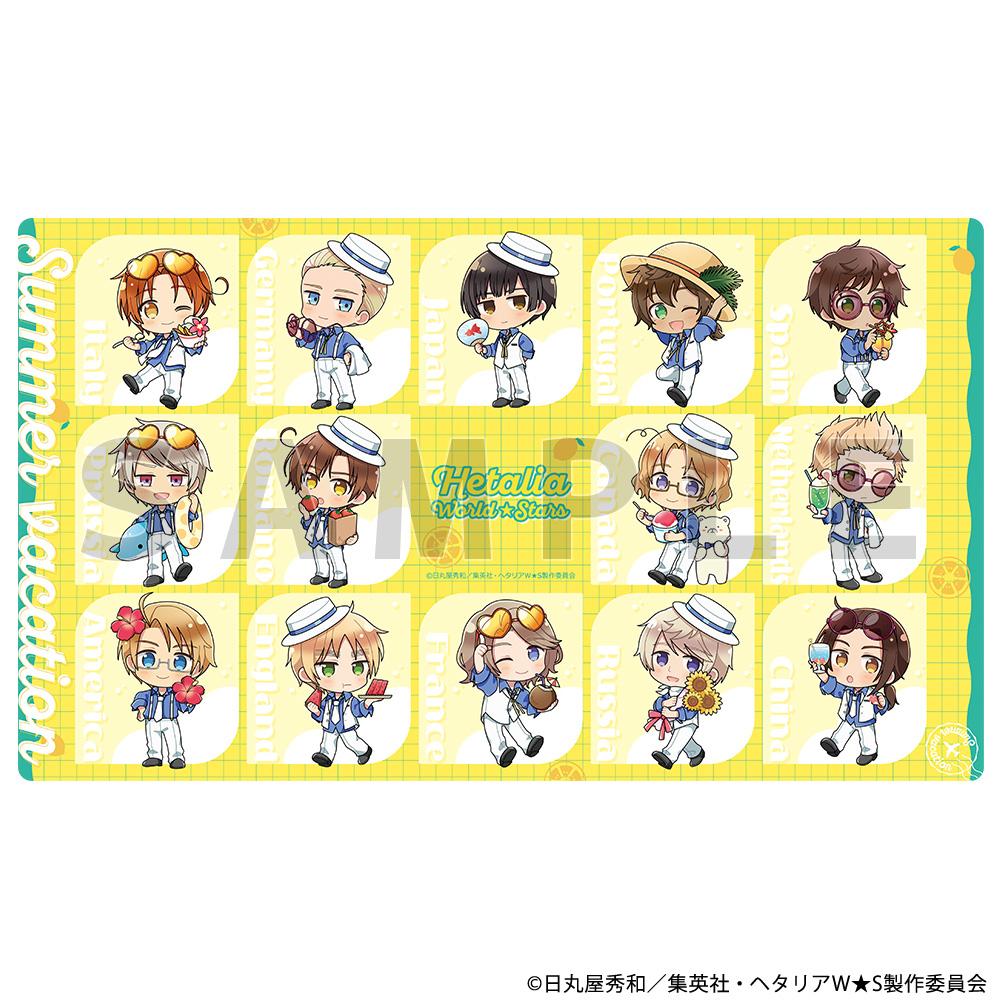 ヘタリア World★Stars（黑塔利亞 World★Stars） 夏季休假系列 橡膠墊