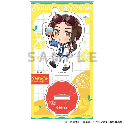 ヘタリア World★Stars（黑塔利亞 World★Stars） 中國 亞克力立牌 夏季假期款