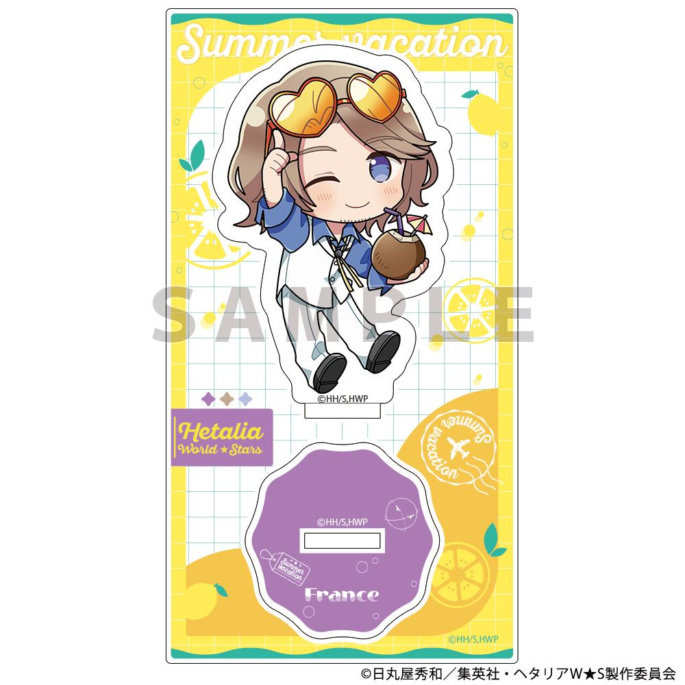 ヘタリア World★Stars（黑塔利亞 World★Stars） 法國 亞克力立牌 夏季假期款
