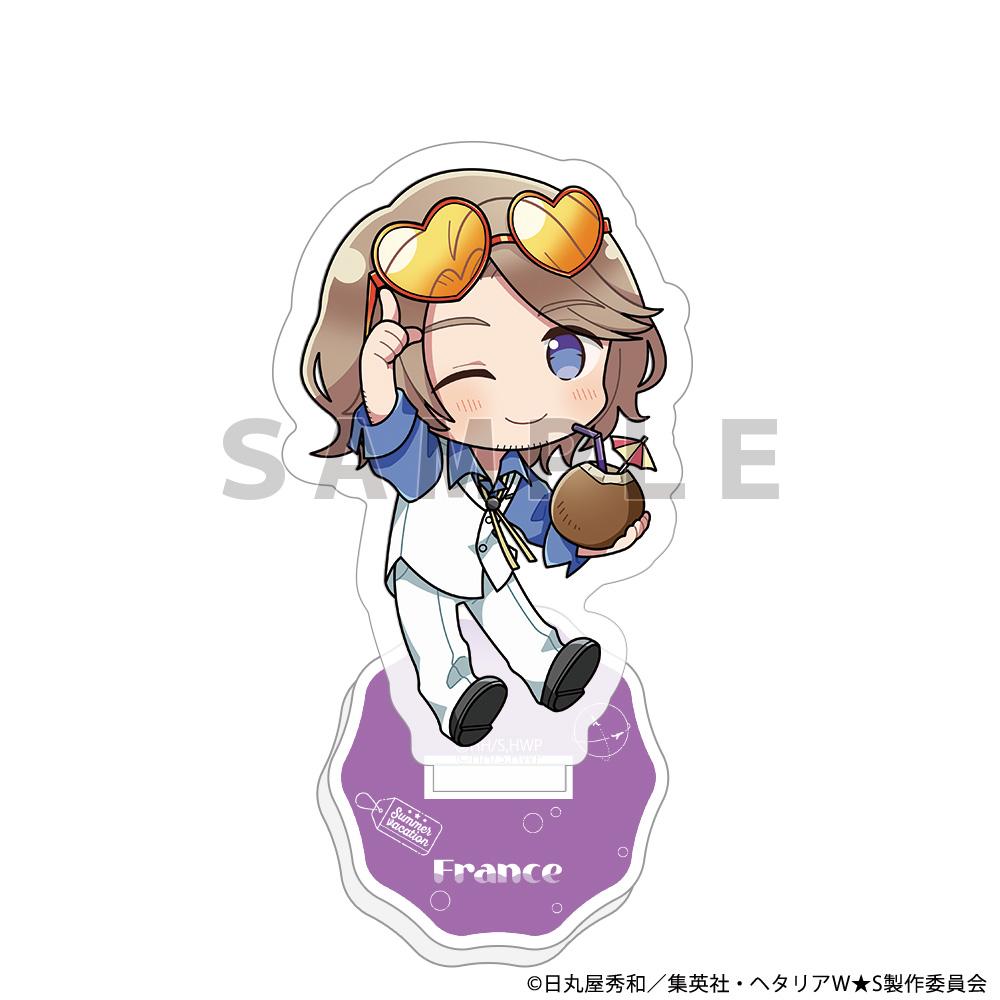 ヘタリア World★Stars（黑塔利亞 World★Stars） 法國 亞克力立牌 夏季假期款