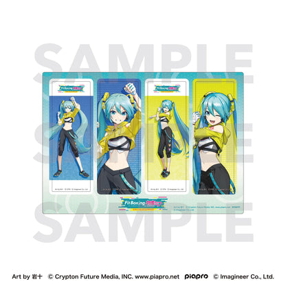 初音未來 Fit Boxing feat. 初音未來 Art by 巖十 透明書籤套裝