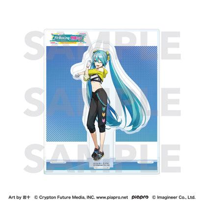 初音未來 Fit Boxing feat. 初音未來 Art by 巖十 亞克力立牌 初音未來