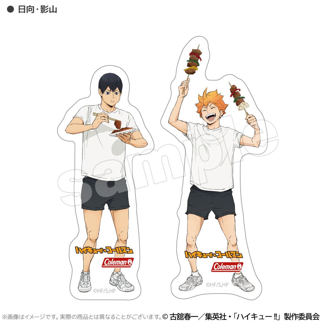 排球少年（排球少年！！） 合宿BBQ 耐水貼紙套裝 日向・影山