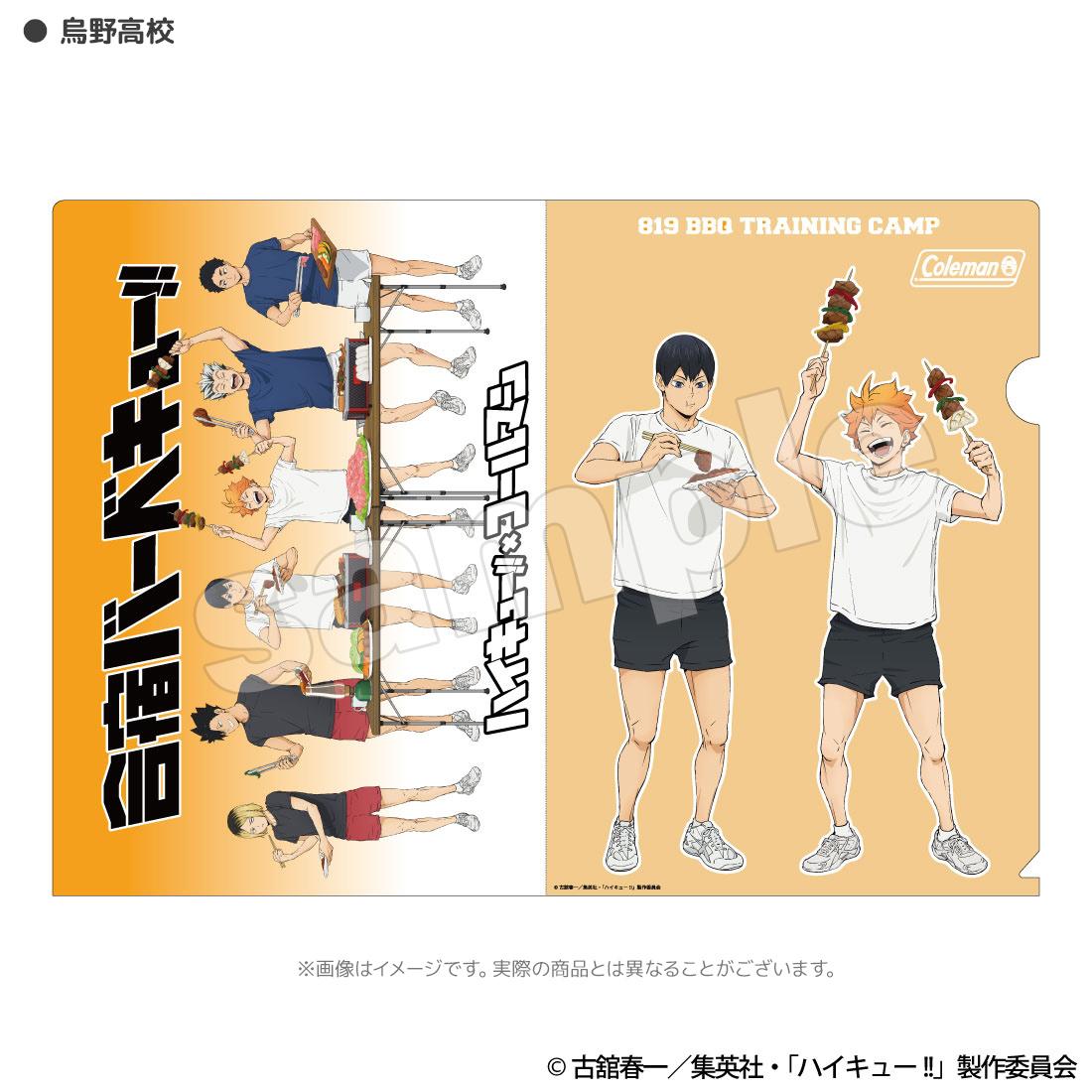 排球少年（排球少年） 合宿BBQ 烏野高校 透明文件夾