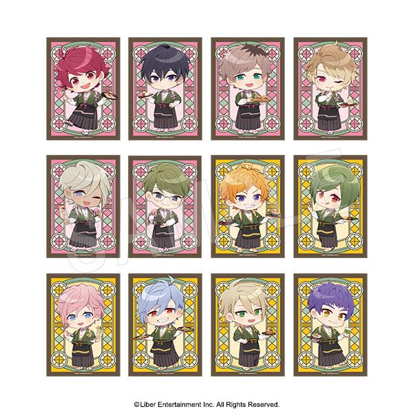 A3!滿開劇團 トレーディングクリアカード 和風咖啡 迷你角色ver. TypeA 【OPP袋入/12包入】