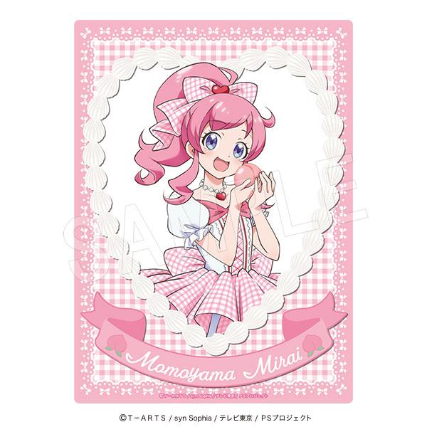 プリティーシリーズ_ホロアクリルアートパネル Fruits gingham ver. 桃山みらい