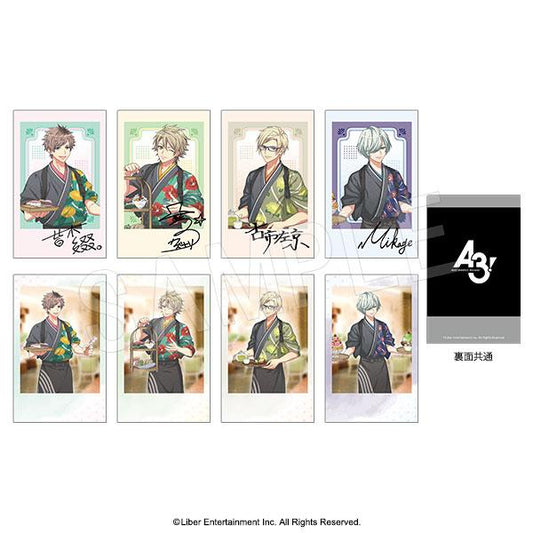 A3!滿開劇團 ポラショット收藏 和風咖啡ver. OPP袋裝/8個入