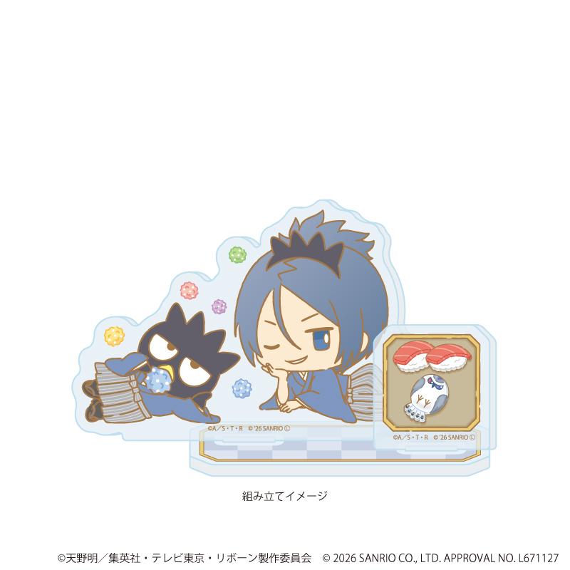 家庭教師HITMAN REBORN!（家庭教師）×SANRIO CHARACTERS 亞克力立牌18/六道骸×酷企鵝（合作插畫）