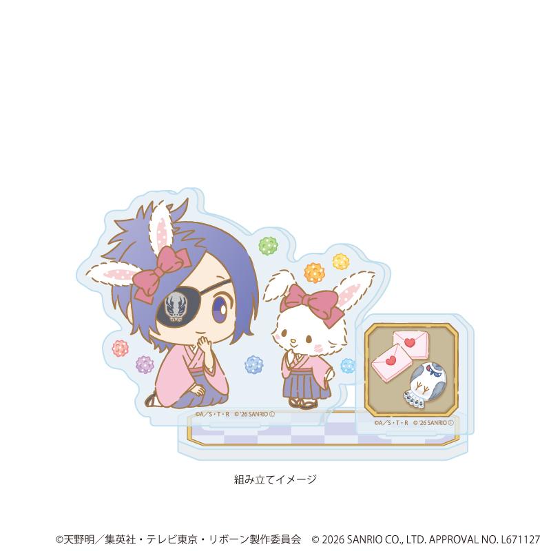 家庭教師HITMAN REBORN!（家庭教師）×SANRIO CHARACTERS 亞克力立牌 19/庫洛姆髑髏×Wish me mell（合作款）
