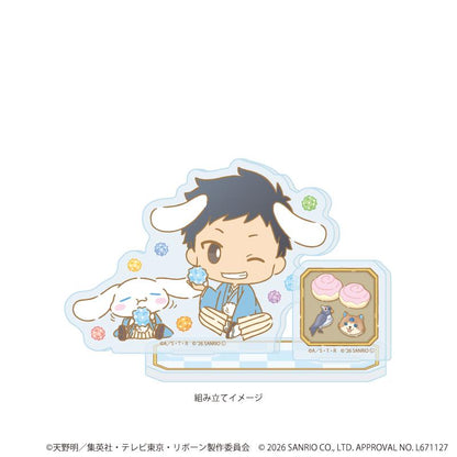 家庭教師HITMAN REBORN!（家庭教師）×SANRIO CHARACTERS 亞克力立牌14/山本武×シナモロール（合作款）