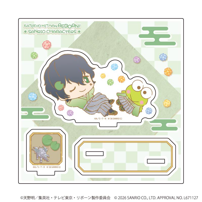 家庭教師HITMAN REBORN!（家庭教師）×SANRIO CHARACTERS 亞克力立牌 17/藍波×可洛比（合作插畫）