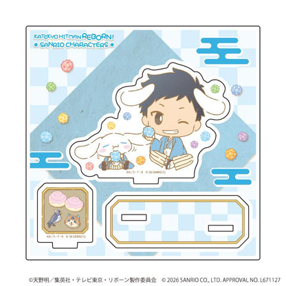 家庭教師HITMAN REBORN!（家庭教師）×SANRIO CHARACTERS 亞克力立牌14/山本武×シナモロール（合作款）