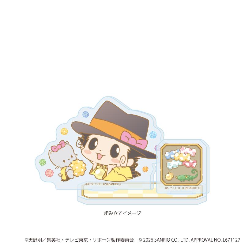 家庭教師HITMAN REBORN!（家庭教師）×SANRIO CHARACTERS 亞克力立牌11/里包恩×ニャニィニュニェニョン（合作插畫）