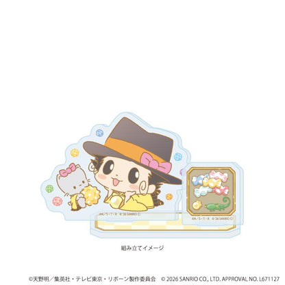 家庭教師HITMAN REBORN!（家庭教師）×SANRIO CHARACTERS 亞克力立牌11/里包恩×ニャニィニュニェニョン（合作插畫）