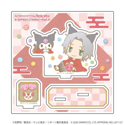 家庭教師HITMAN REBORN!（家庭教師）×SANRIO CHARACTERS 亞克力立牌 13/獄寺隼人×《庫洛米》（合作款）