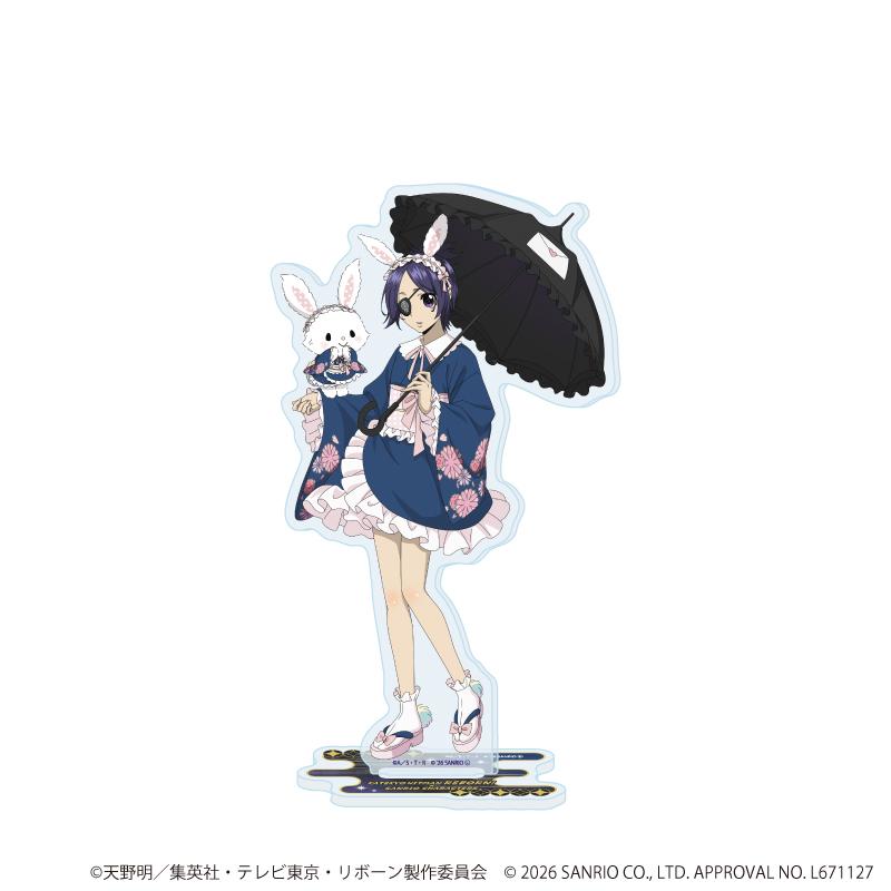 家庭教師HITMAN REBORN!（家庭教師）×SANRIO CHARACTERS 亞克力立牌57/庫洛姆髑髏×Wish me mell