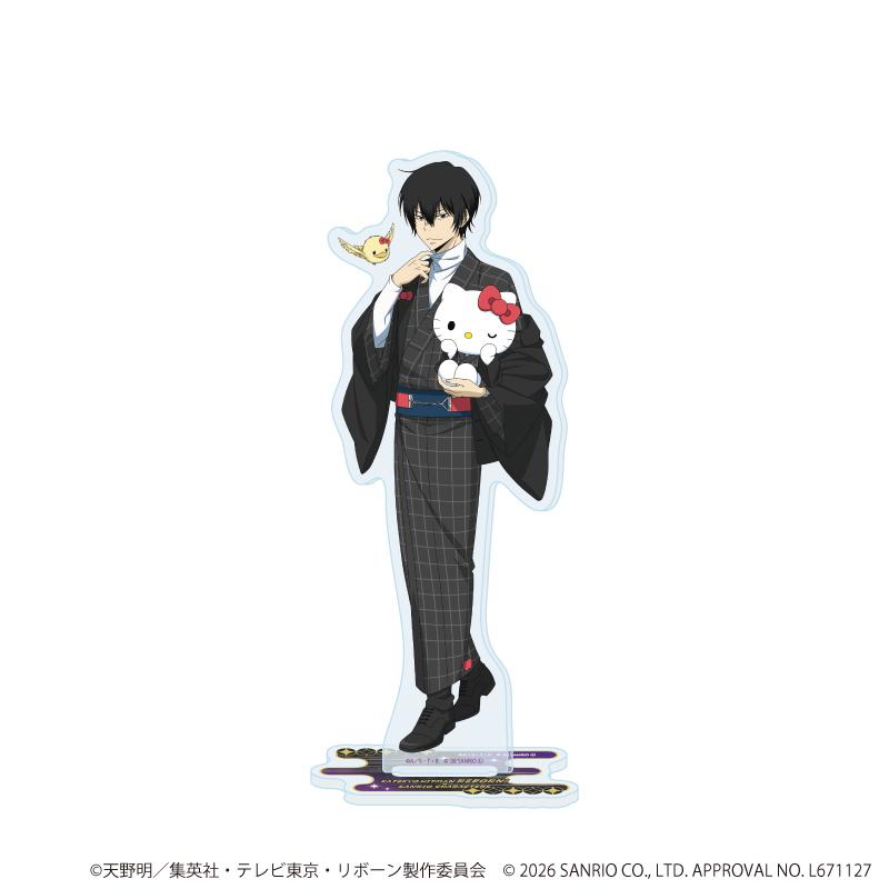 家庭教師HITMAN REBORN!（家庭教師）×SANRIO CHARACTERS 亞克力立牌53/雲雀恭彌×Hello Kitty