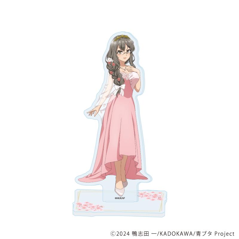 青春ブタ野郎シリーズ（青春豬頭少年系列） 亞克力立牌09 雙葉理央 花朵連衣裙ver.（新繪插畫）