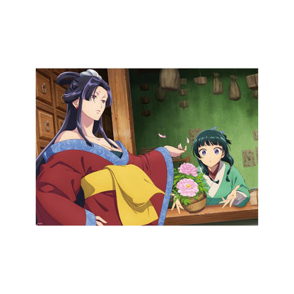 藥屋少女的呢喃 透明海報（牡丹）