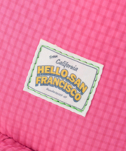 HELLO.SANFRANCISCO 褶邊拼接腰包