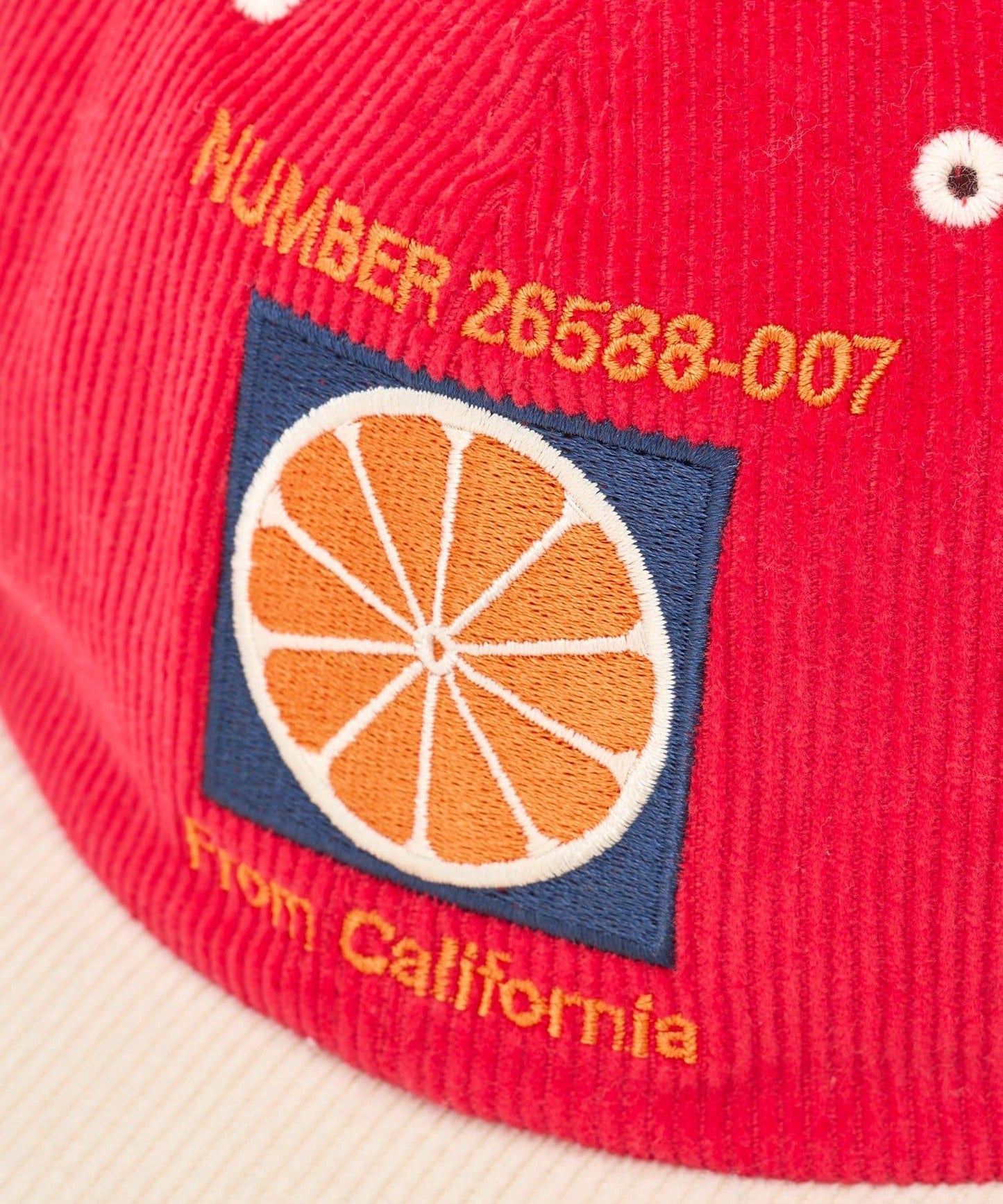 HELLO.SANFRANCISCO 雙色Logo燈芯絨棒球帽