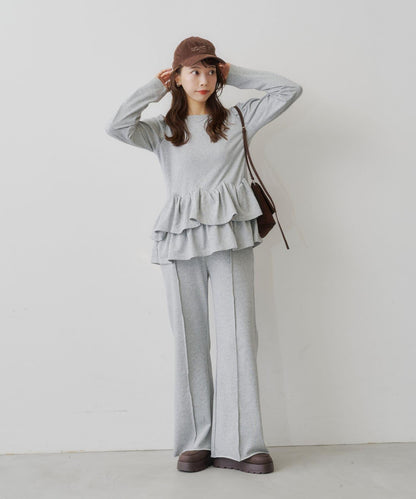 KATOMARI企畫 easy flare sweat pants