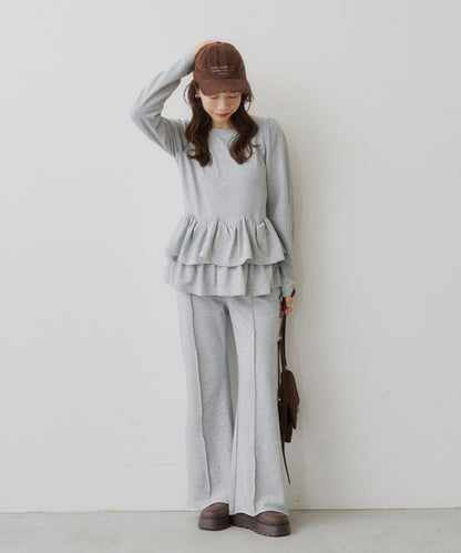 KATOMARI企畫 easy flare sweat pants