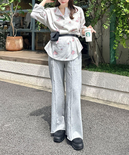 KATOMARI企畫 easy flare sweat pants