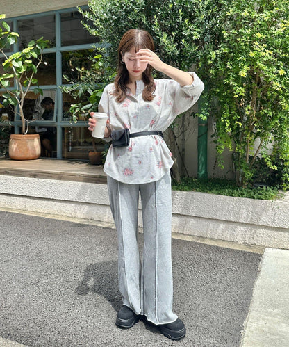 KATOMARI企畫 easy flare sweat pants