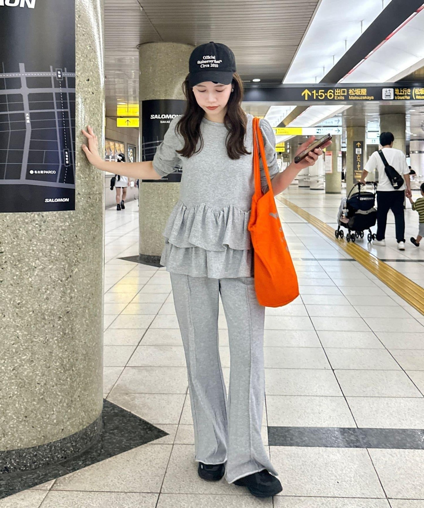 KATOMARI企畫 easy flare sweat pants