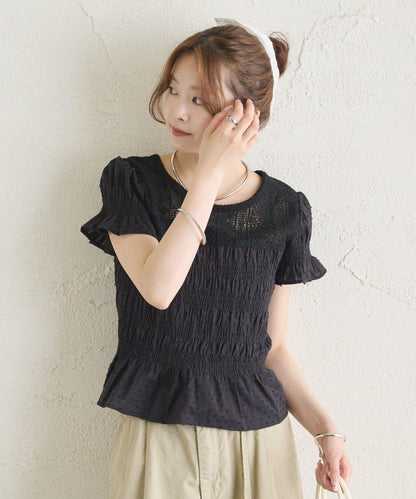 26AW 提花泡泡紗襯衫
