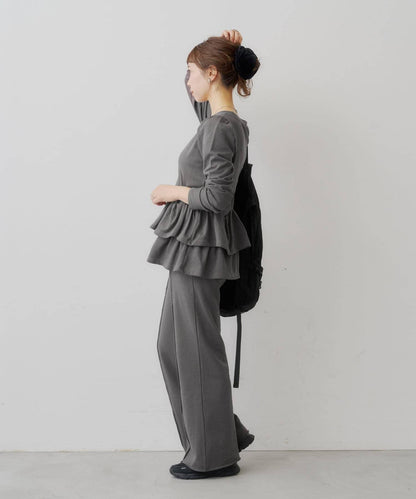 KATOMARI企畫 easy flare sweat pants