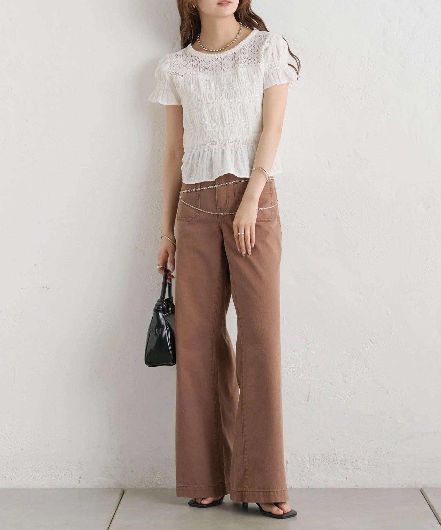 26AW 提花泡泡紗襯衫