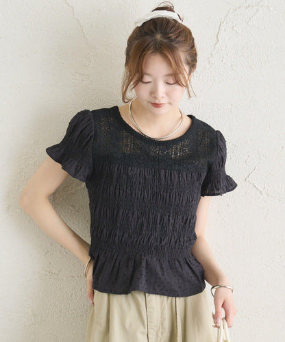 26AW 提花泡泡紗襯衫