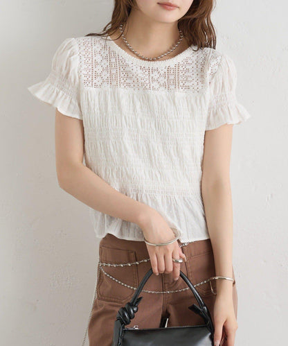26AW 提花泡泡紗襯衫