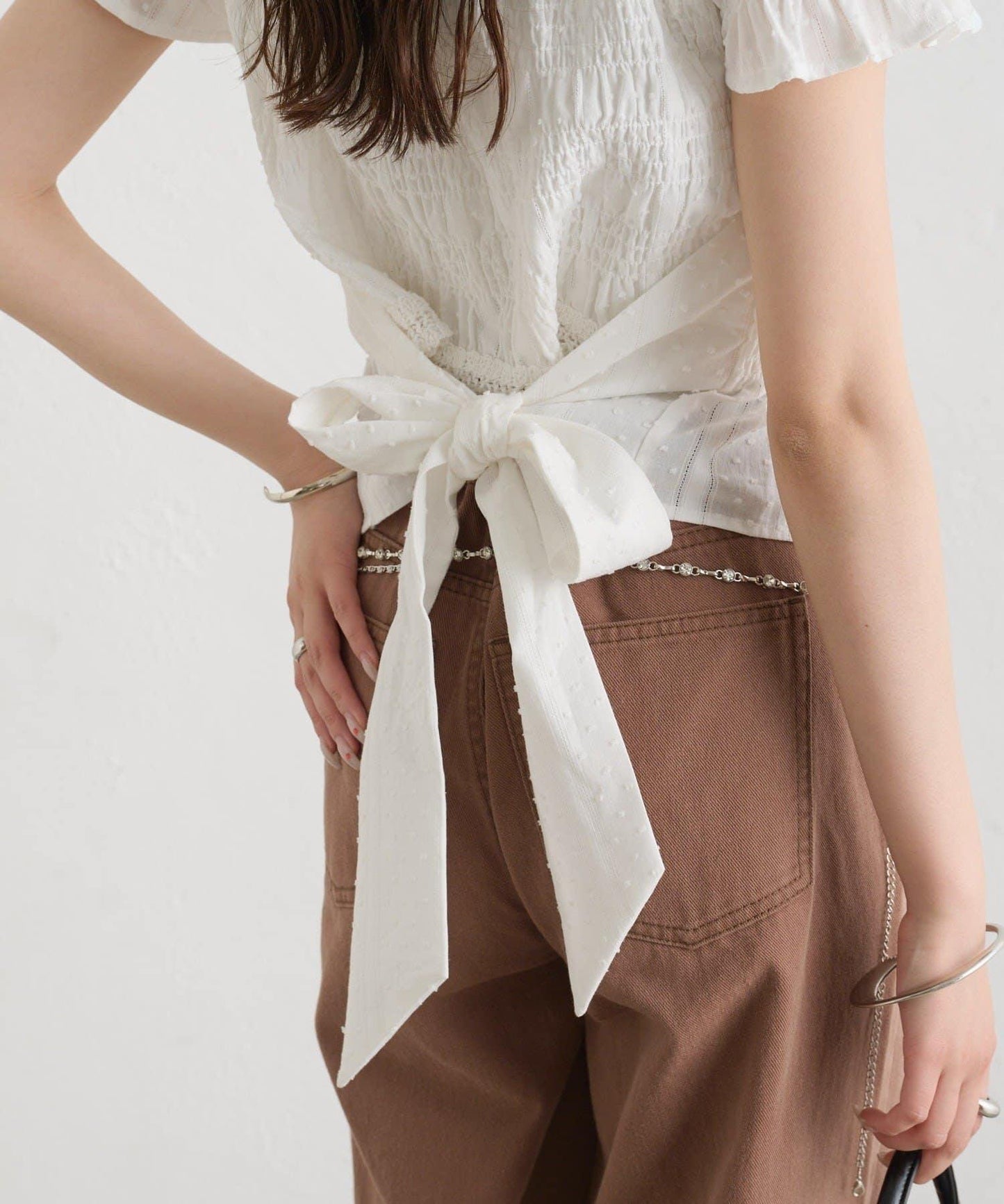 26AW 提花泡泡紗襯衫