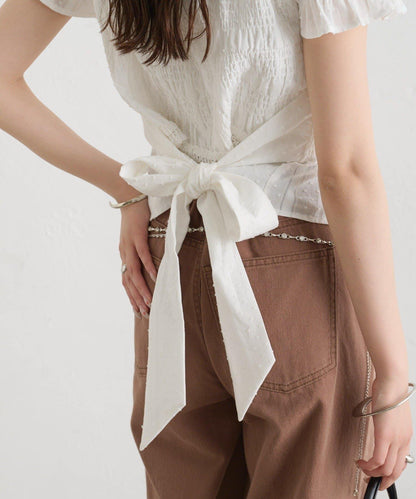 26AW 提花泡泡紗襯衫