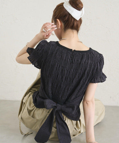 26AW 提花泡泡紗襯衫