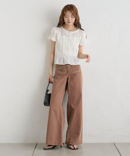 26AW 提花泡泡紗襯衫