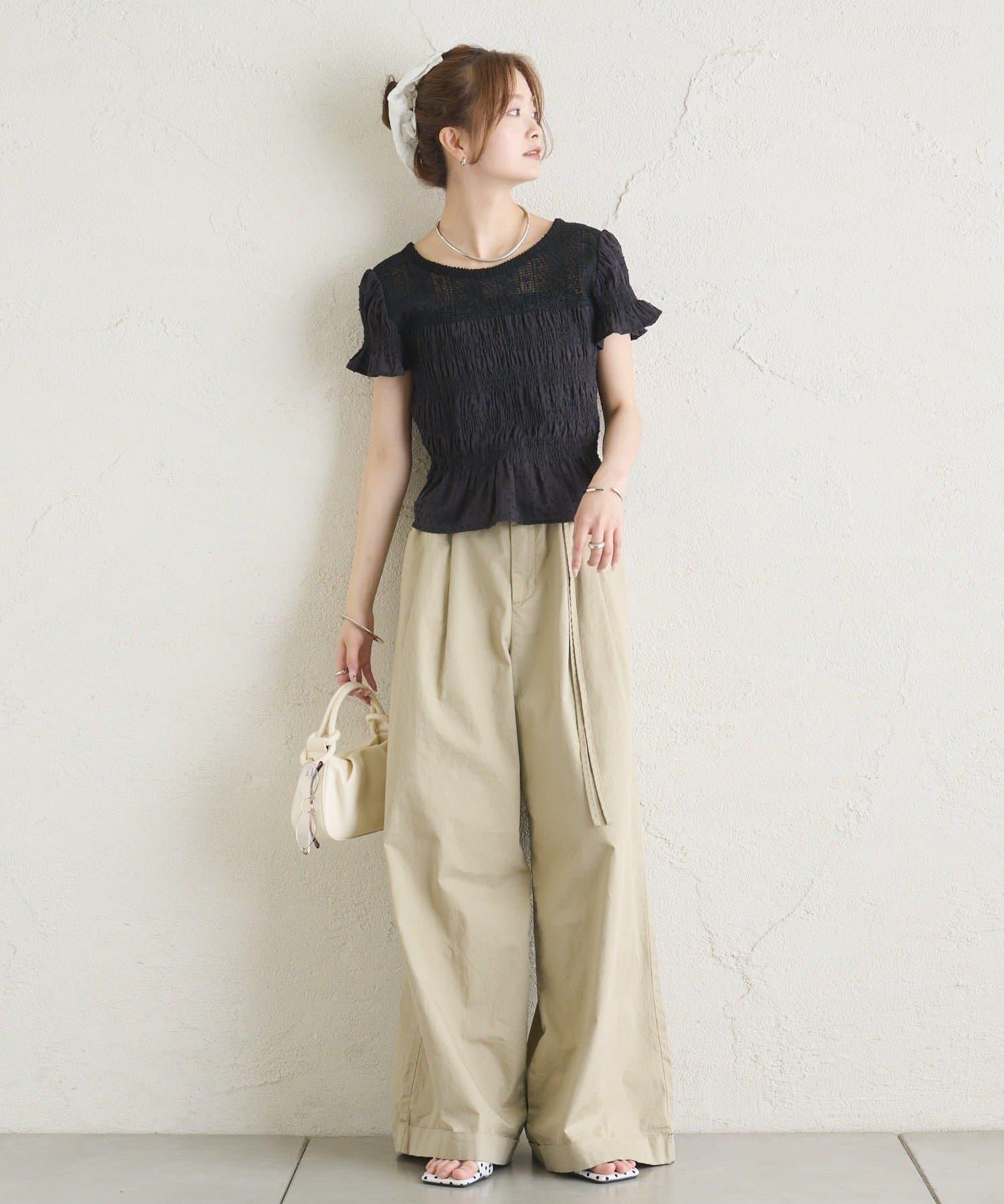 26AW 提花泡泡紗襯衫
